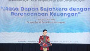 Kepala Eksekutif Pengawas Perilaku Pelaku Usaha Jasa Keuangan, Edukasi dan Pelindungan Konsumen Friderica Widyasari Dewi