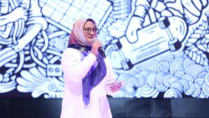 Direktur Utama Telkom Dian Siswarini 