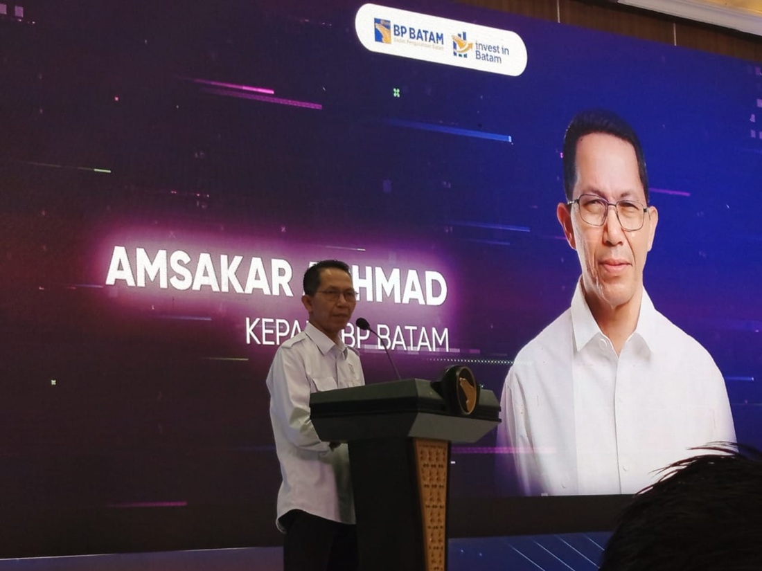 Kepala Badan Pengusahaan (BP) Batam Amsakar Achmad