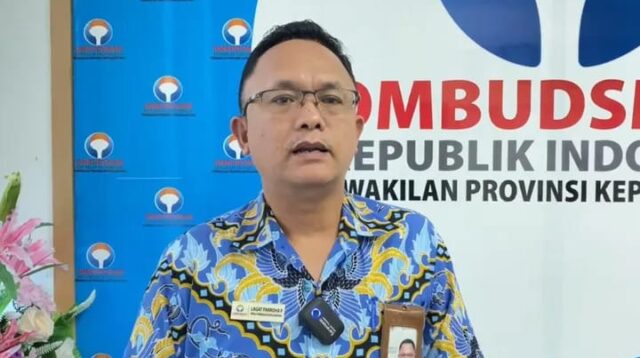 Kepala Perwakilan Ombudsman Provinsi Kepri Lagat Parroha Patar Siadari