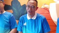 Kepala Cabang BTN Batam yang juga Ketua Forum Komunikasi Industri Jasa Keuangan (FKIJK) Kepulauan Riau, Indra Sakti Agung Nugroho,
