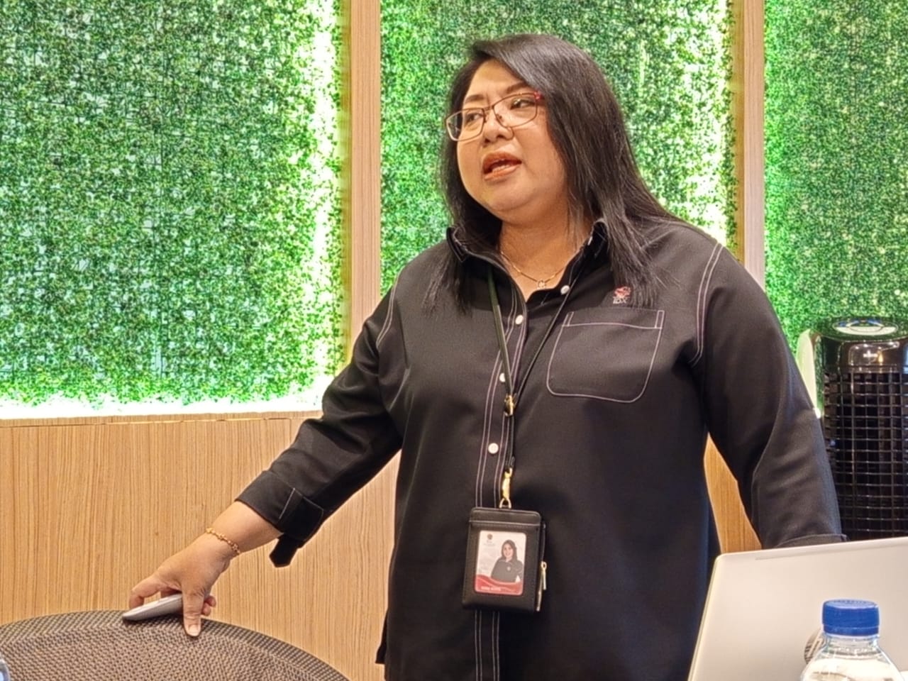 Kepala Wilayah Bursa Efek Indonesia (BEI) Kepulauan Riau, Indra Novita, S.S., M.M.,