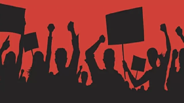 Ilustrasi aksi Damai