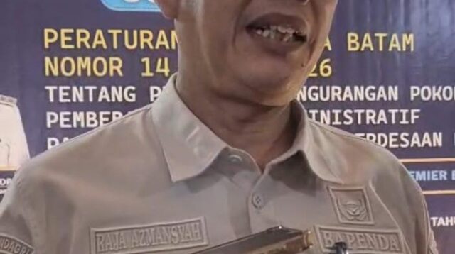 Kepala Bapenda Batam, Raja Azmansyah