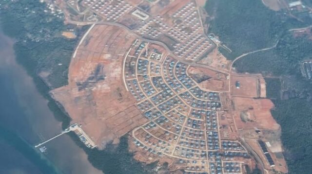 Rempang Eco City dari Udara