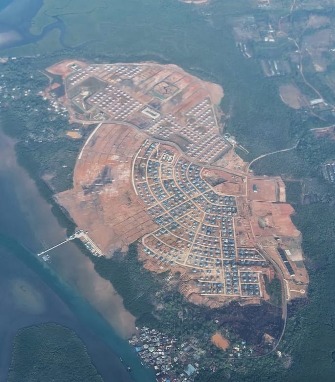 Rempang Eco City dari Udara