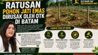 Nb: Foto Pohon Rusak dalam desain grafis adalah ilustrasi dan hasil AI