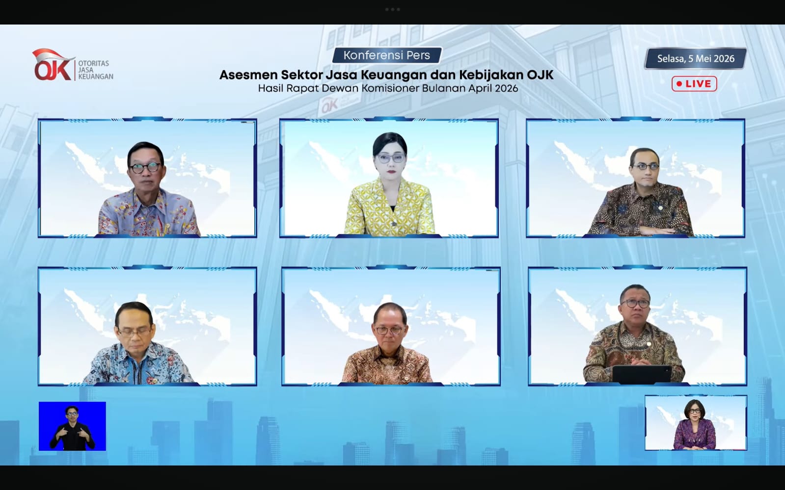 Ketua Dewan Komisioner OJK, Friderica Widyasari Dewi
