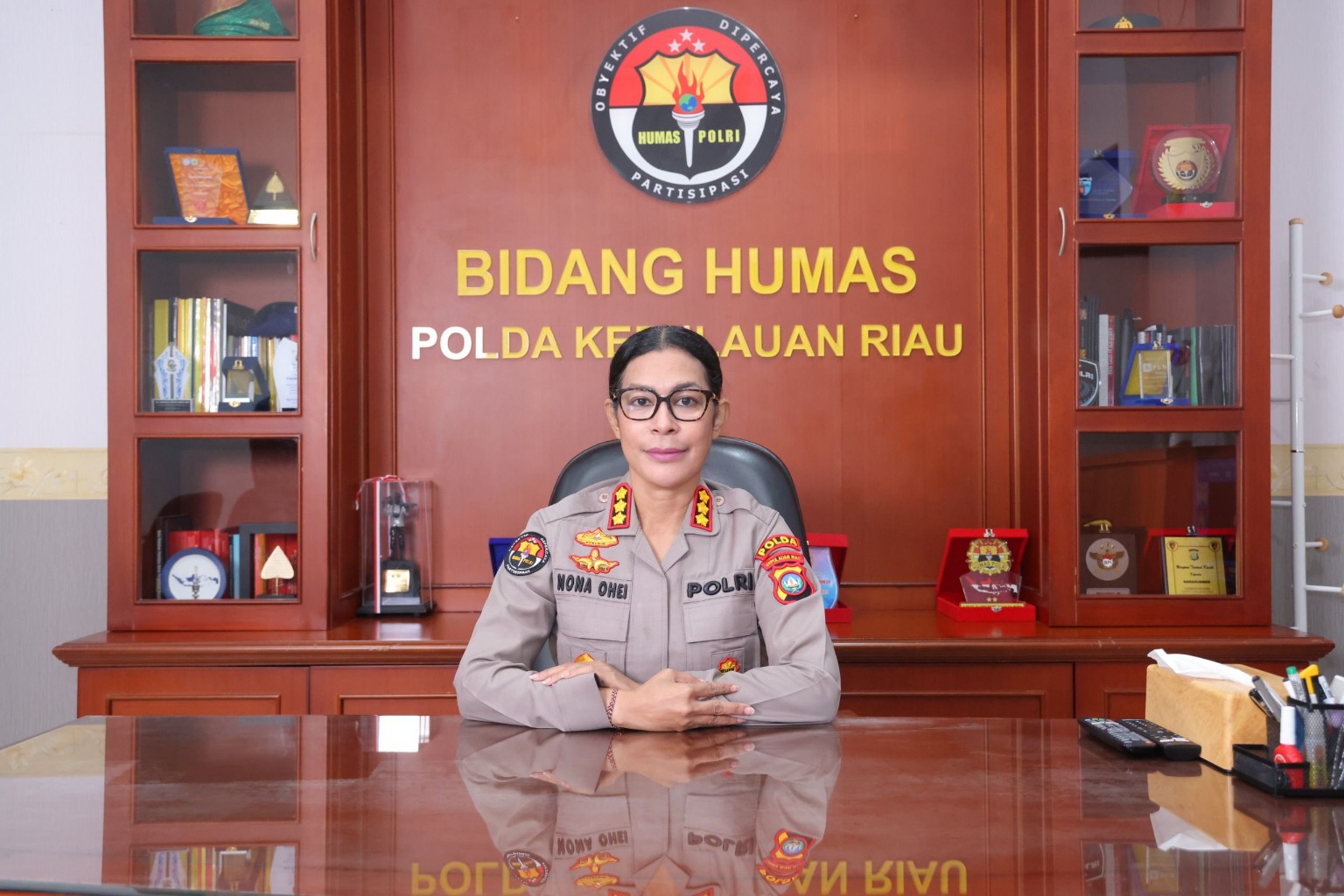 Kabid Humas Polda Kepulauan Riau, Nona Pricillia Ohei