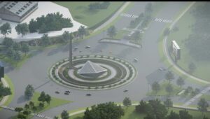 Tugu Bundaran Raja Ali Marhum Pulau Bayan Yang Dipertuan Muda (YDM) V
